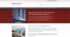 Desktop Screenshot of blackwoodpartners.com